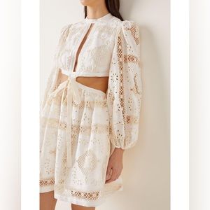 Zimmermann Lace Aliane Mini Dress